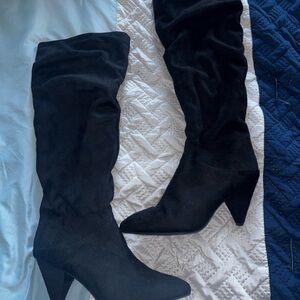 Express Black Women's Knee-High Boots